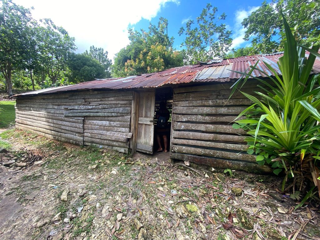 The old building educators borrowed to hold classes in was barely adequate for learning.
