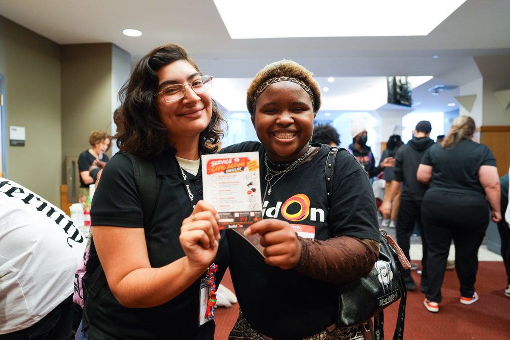 buildOn in Detroit staff and students at a legislator forum at Wayne State Law School. Throughout the month of October, students learned about voting rights and what they can do to stay civically involved.