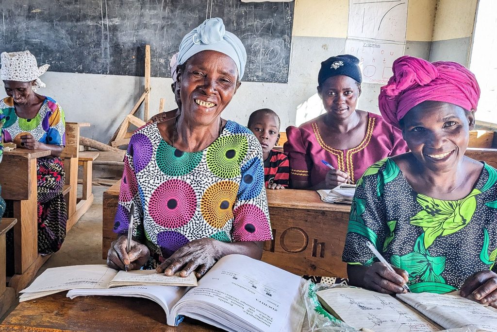 Adult Literacy Program participants in Mneni, Malawi.